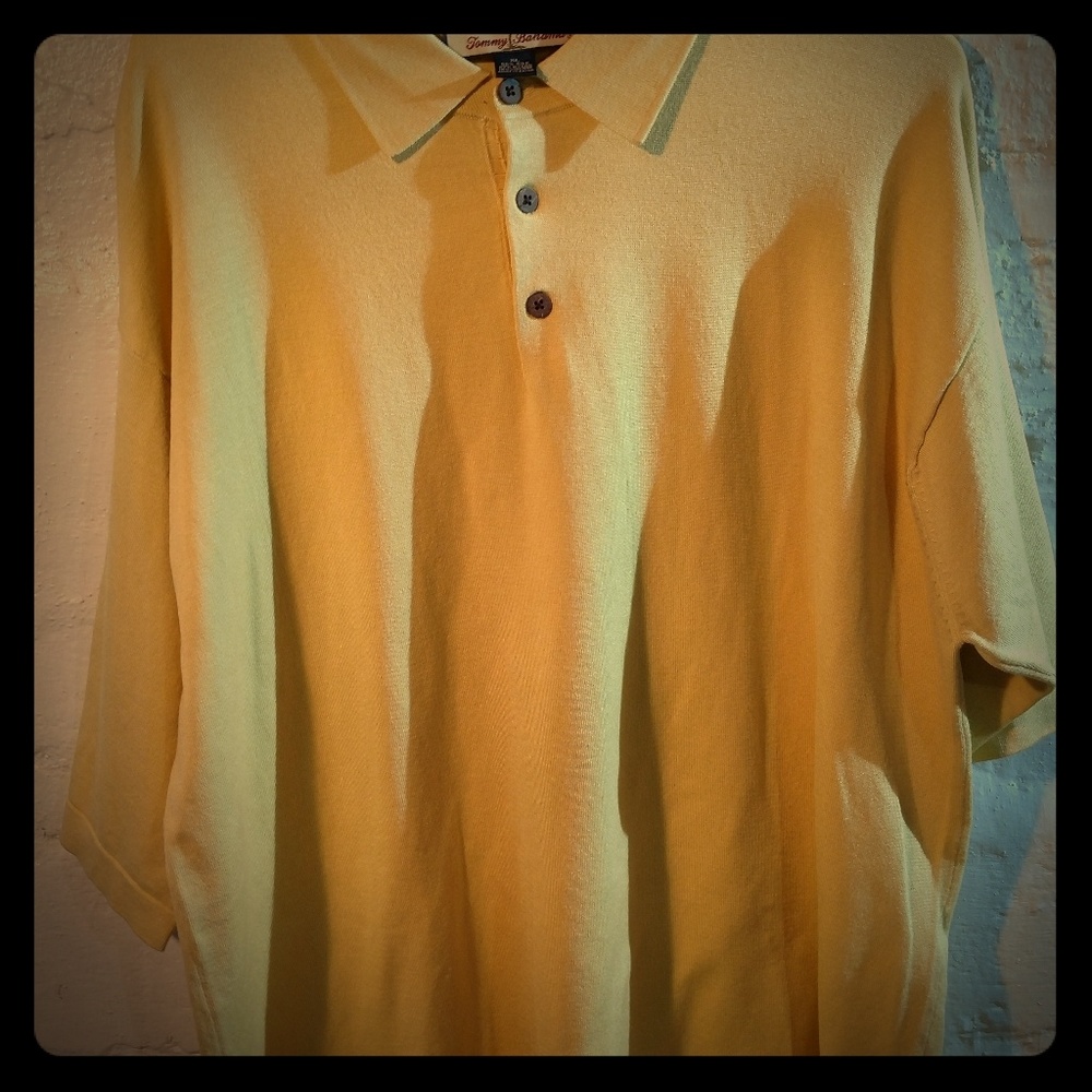 Tommy Bahama Yellow Polo